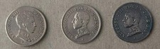 3  MONEDAS 1 CTS ALFONSO XIII  1906,1912,1913 SC/SC-