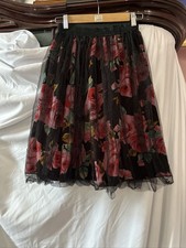 SHEIN Kids Rose Tutu Skirt Size 11-12y