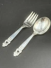 ROYAL DANISH BY INTERNATIONAL SILVER STERLING SILVER 2- PC BABY SET NO MONOGRAM