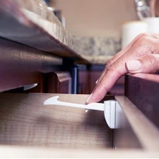 Toddleroo by North States - Drawer & Cabinet Tab Latches for Baby Proofing: C...