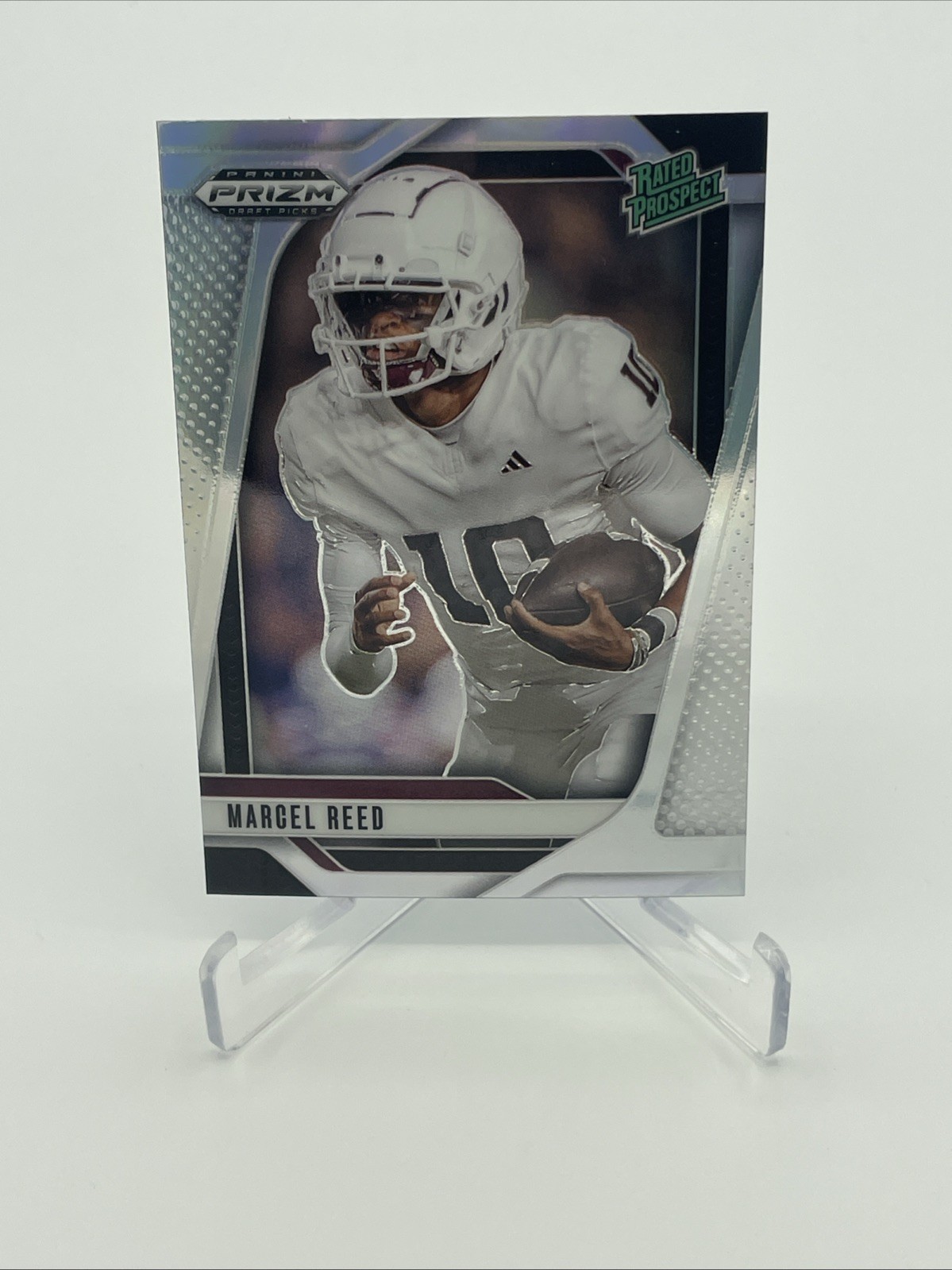 2025 Prizm Draft Picks Marcel Reed Rated Prospect Silver Prizm Texas A&M #167