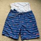 Izod Men’s Blue Striped Lobster Saltwater Swim Trunks w/ Mesh Lining - L - EUC — photo 7