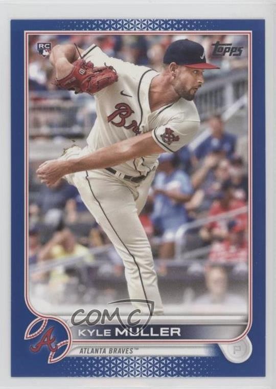 2022 Topps Series 1 Royal Blue Kyle Muller #30 3p5