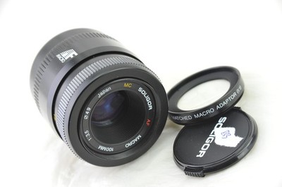 Soligor AF Macro 100 mm / 1 : 3.5, MC, f. Sony A-mount, Minolta AF