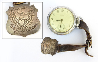Tlingit Northwest Coast Native American Indian Sterling Silver Elgin Watch CR5