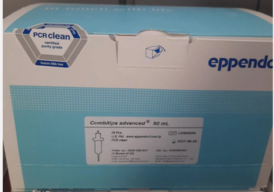 NEW Eppendorf Combitips advanced  50 mL   25tips/box