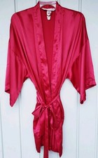 Victoria's Secret Satin Red Kimono Robe One Size NEW