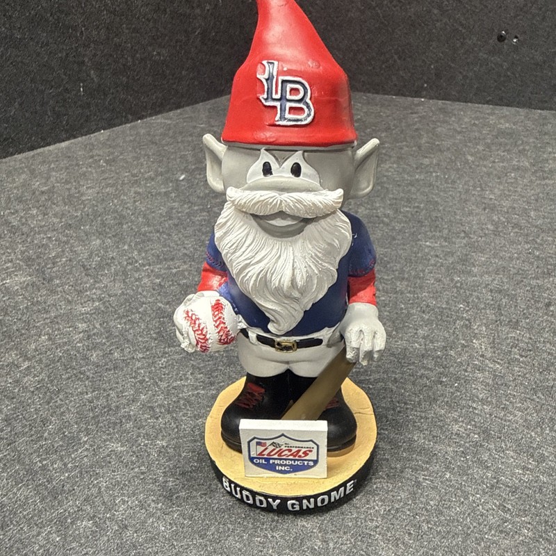 (NEW) RARE Louisville Bats Buddy Bat Garden Gnome Cincinnati Reds