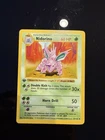 Pokemon Nidorino 37/102 1st Edition Shadowless Base Set Card Unplayed Near Mint