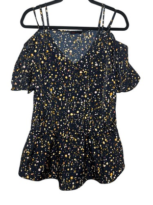 #ad Sofia Vergara Woman’s Strapped Cold Should Lee Too In Navy With Design Size S $16.25