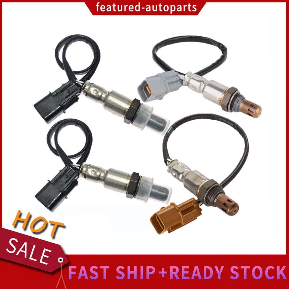 4X Upstream&Downstream Oxygen Sensor Fit For 2012-2014 Hyundai Genesis 3.8L V6