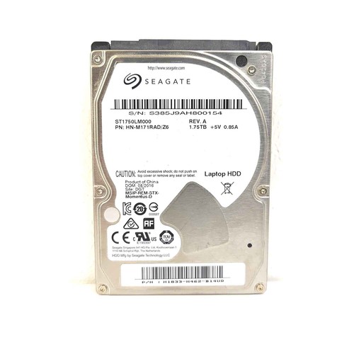 SEAGATE Laptop HDD FESTPLATTE 1,75TB - 2.5 Zoll SATA Zustand: gut