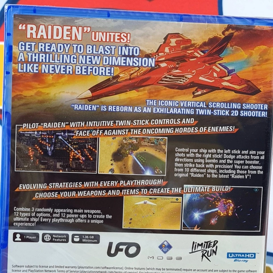 Raiden NOVA PS5 US Physical Game Cover in English [Multi-Language/Action Shootin - Image 2 of 4