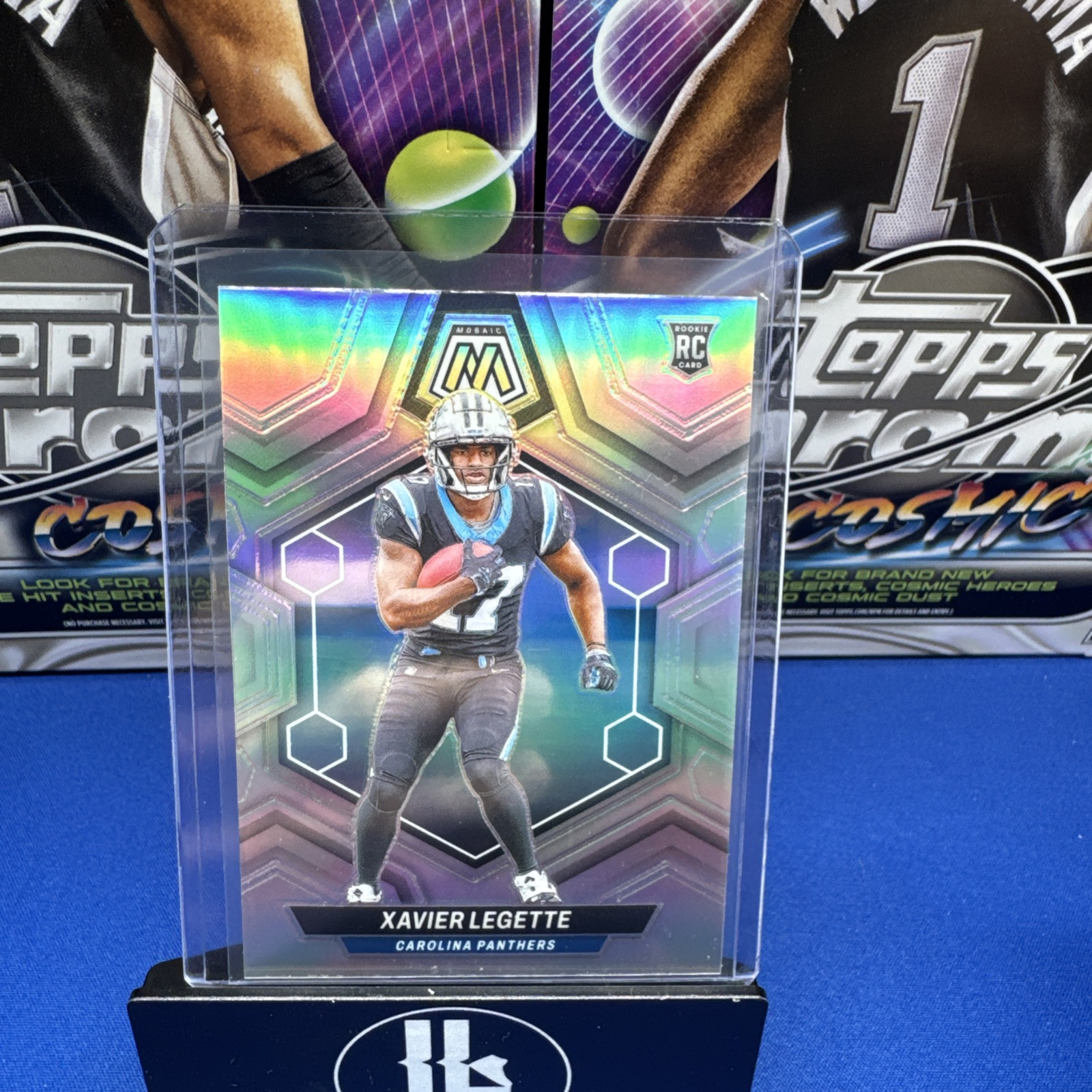 2024 Panini Mosaic - Rookies Silver Prizm #332 Xavier Legette (RC)