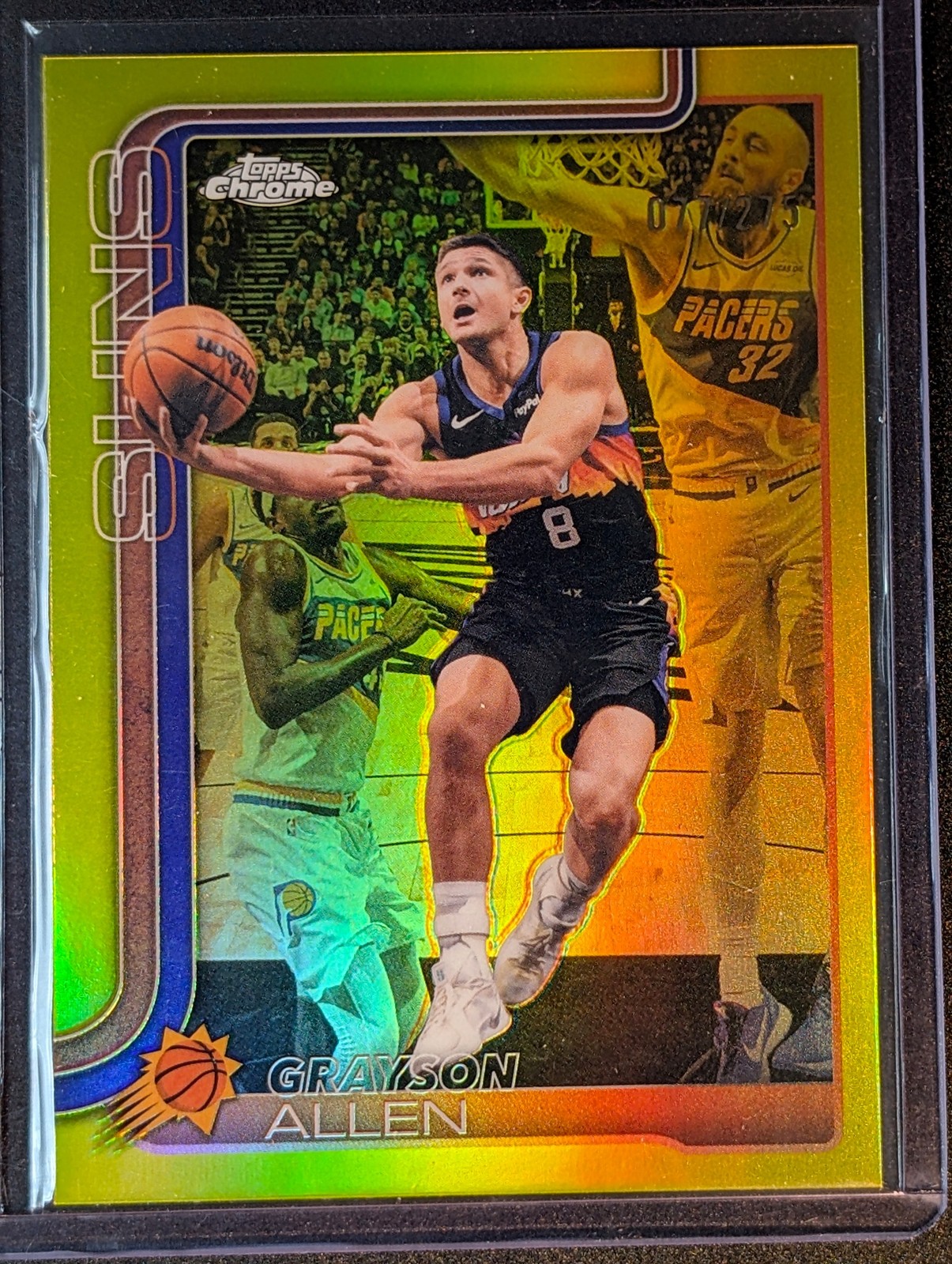 2025-26 Topps Chrome Update /275 Grayson Allen Yellow Refractor #95