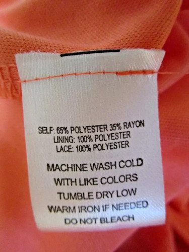 Women’ Plus Size Indigo Rose Summer Boho Dress Orange Coral Lace 2X - Picture 6 of 12