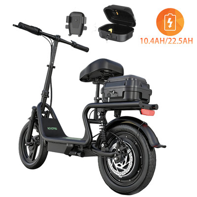 AOVOPRO Electric Scooter, 14'' Foldable E-Scooter  Suspension Rang 28-62Miles