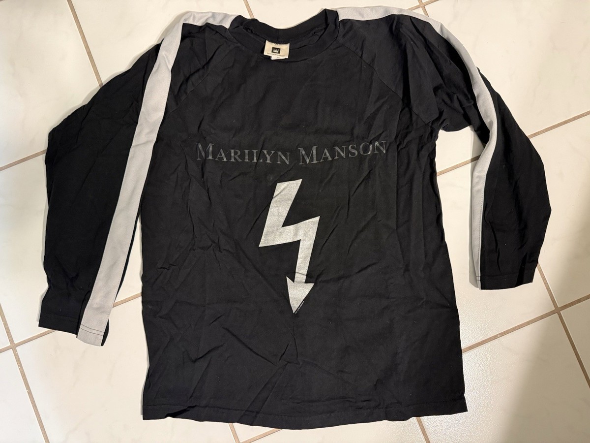 Vintage Marilyn Manson Shock Logo XL Shirt Winterland Long sleeve