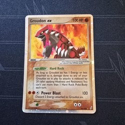 Groudon ex 93/100 Crystal Guardians Holo Rare