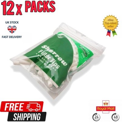 12 Packungen Sharrow Menthol Kingsize Filter Tips 7,13 mm (2400 Tips) Kostenlose Lieferung