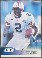 2002 SAGE HIT #2 Tim Carter Football VG