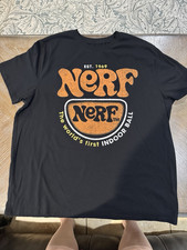 NERF Men s XL Black Graphic Logo Crew Neck Sh...