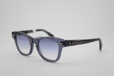 NEW RAY-BAN JUNIOR RJ 9707S 7128/19 GREY BROWN HORN AUTHENTIC SUNGLASSES 44-18