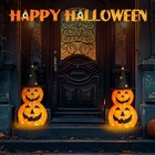 AplusChoice 2Pcs 3FT Halloween Collapsible Pumpkin Decorations 150 Lights Décor — photo 3