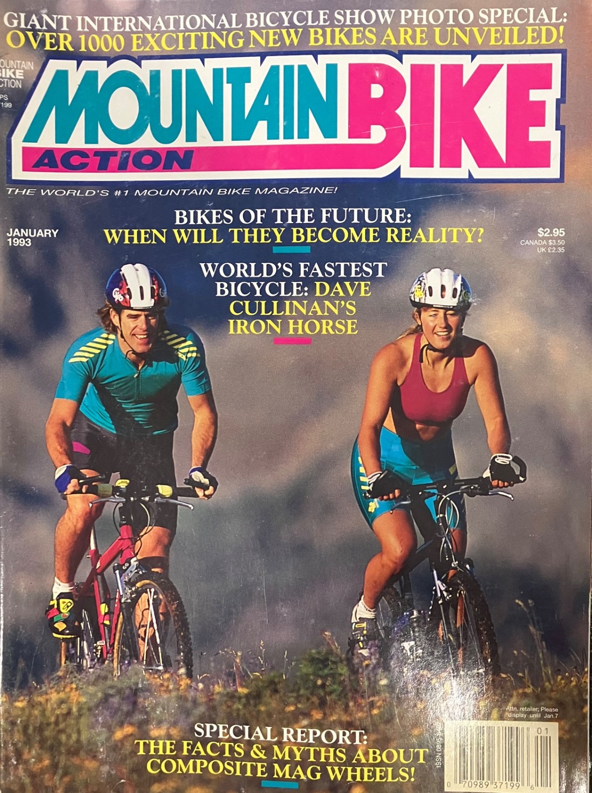 Mountain Bike Action Magazine January 1993 Bontrager Racelit