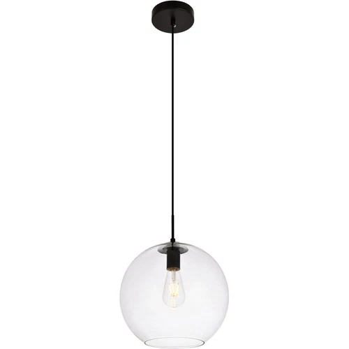 Living District LDPD2114 Placido Pendant Black and Clear - Picture 2 of 5