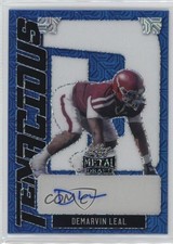2022 Leaf Metal Draft Tenacious D Blue Mojo 13/15 DeMarvin Leal #TD-DL1 Auto 0bz