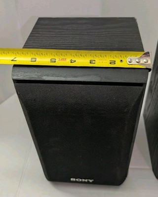SONY SS-B1000 8 Ohms 120W Pair Black Wood Bookshelf Speakers Sound