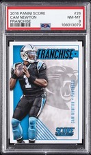 2016 PANINI SCORE FRANCHISE #26 CAM NEWTON PSA 8