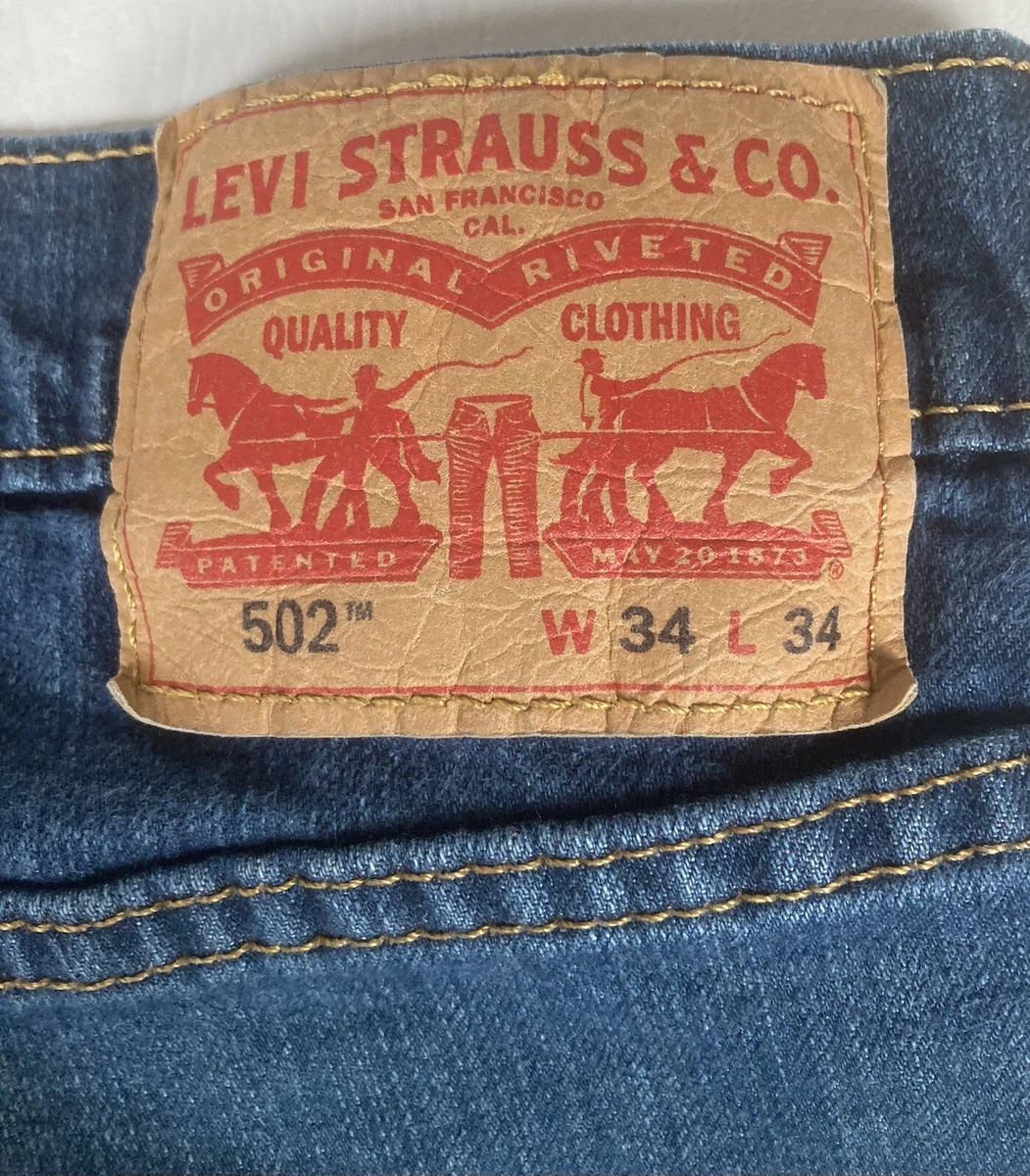 Levis hot sale 502 34x34