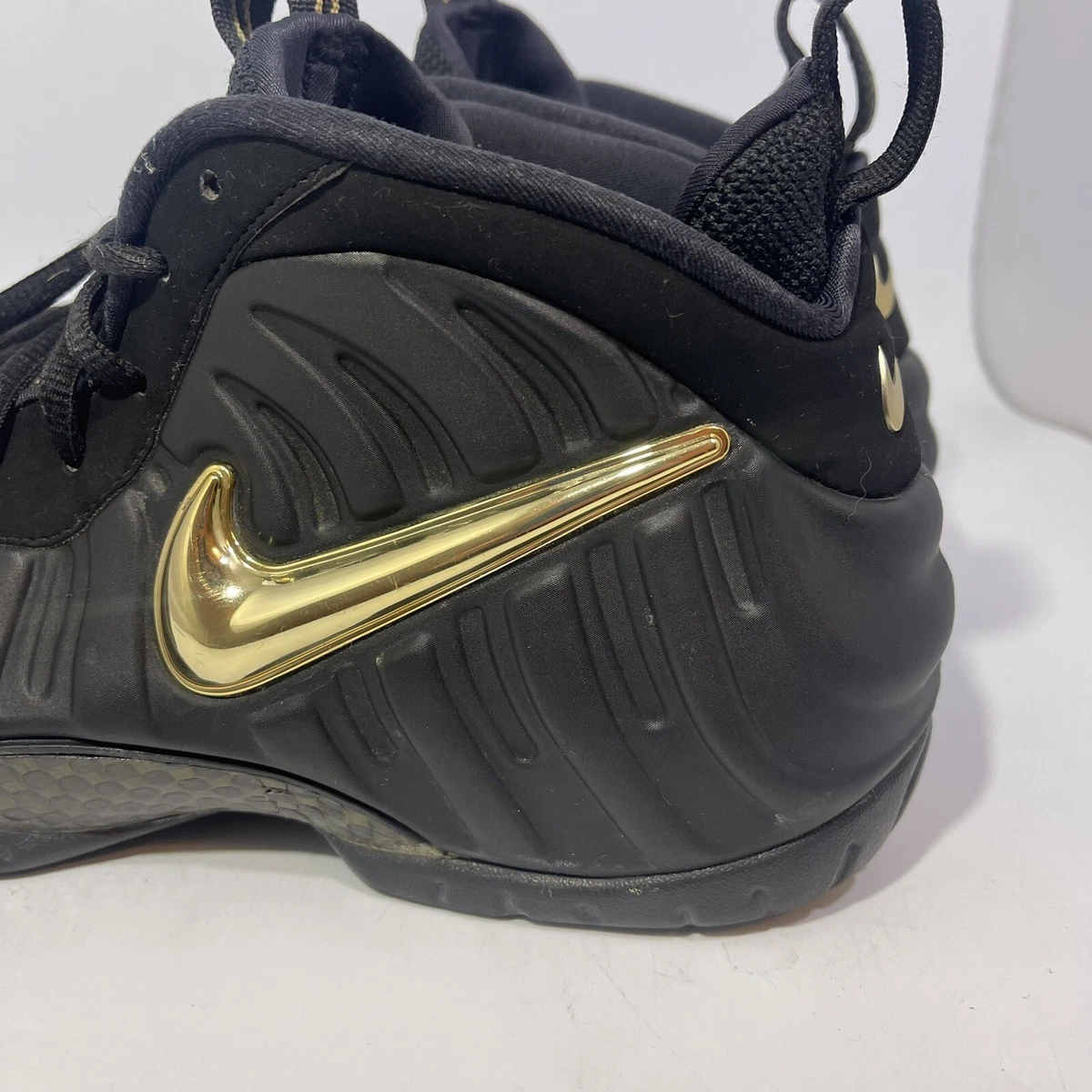 Mens gold top nike foamposite
