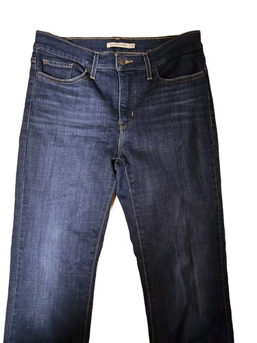 Levis Womens Strauss Denim Jeans Blue Straight S13 W 29 L 32 - Picture 2 of 6