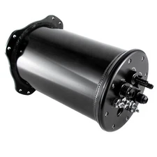 CUBAUTO Black 2.8L Surge Tank Twin Pump Dual In Tank New