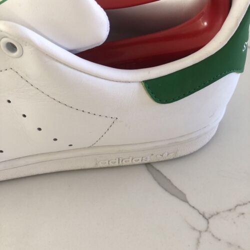 Taglia 12 - Adidas Stan Smith Fairway bianche verdi con lacci XL usate uomo US 12 - Foto 3 di 17
