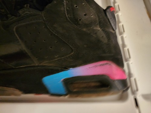 Nike Air Jordan VI 6 Retro Boys 6Y 543390-050 Black Basketball Shoes Sneakers - Bild 7 von 9