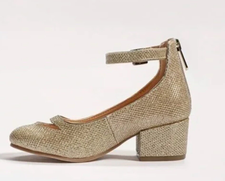 Sam Edelman New Evelyn Betty Girls 4 Gold Glitter Dress Up Shoes Mary Jane Sam Edelman New Evelyn Betty Girls 4 Gold Glitter Dress Up Shoes Mary Jane