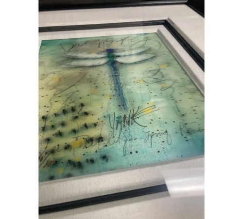 Tim Yanke Green Spring Holographic Dragonfly signiert und nummeriert - Bild 2 von 3