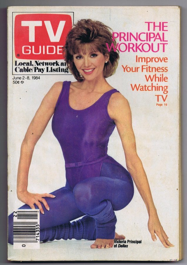 ORIGINAL Vintage TV Guide June 2, 1984 No Label Victoria Principal