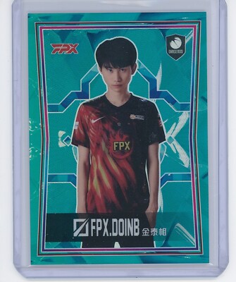 2021-2022 Buffun LPL League of Legends LOL FPX Doinb midlaner Aqua Refractor /77