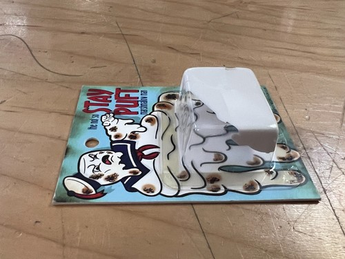 GHOSTBUSTERS 'THE NOT SO STAY PUFT MARSHMALLOW MAN' CUSTOM ART TOY SSFC - Picture 5 of 5