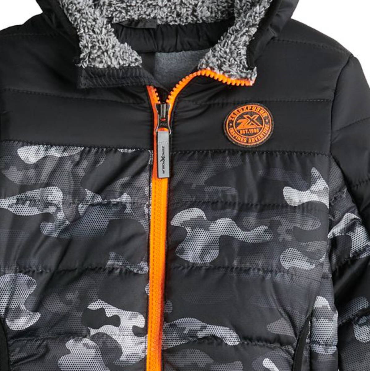 NEW ZEROXPOSUR BLACK WINTER JACKET BOYS 12-18M HOODED JACKET | eBay