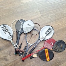 Vintage And Retro Tennis, Badminton  And Squash Rackets.