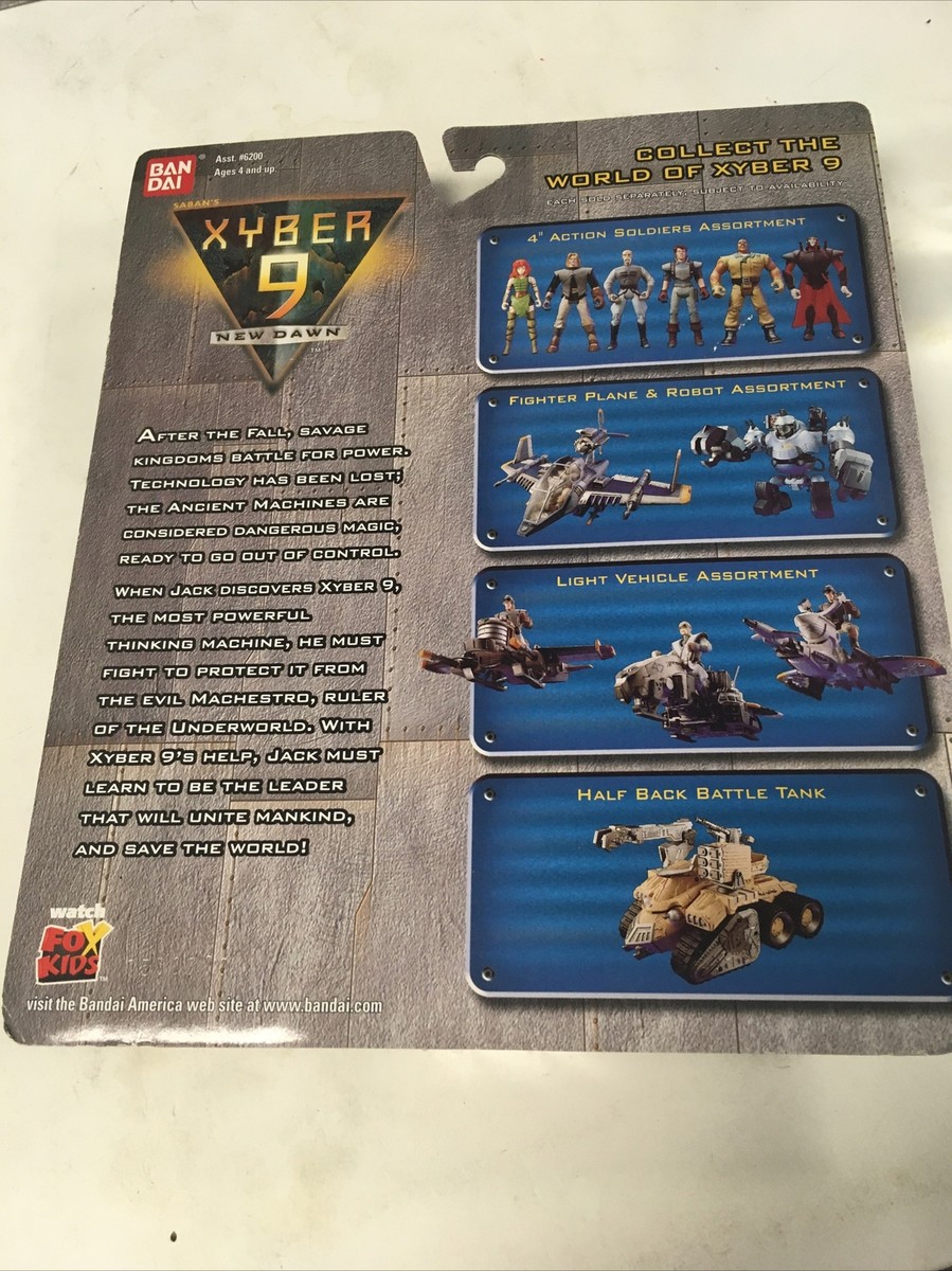 Vintage 1999 Ban Dai Fox Kids Xyber 9 Ikira Figure Sealed New | eBay