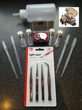 Gold Panning kit Snuffer Bottle Tweezers Magnifier Vials Pump sluice snuffers ×