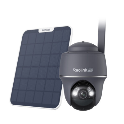 Reolink Go PT Ultra Gray Solar 4K 8MP 4G LTE PT Outdoor Battery Powered Camera