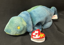 Beanie Baby Rainbow the Chameleon - 6ª Generación TT y 5ª Generación HT